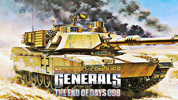 USA M1A2 Abrams vs USA - START 10K (MOD THE END OF DAYS 098) C&C Generals Zero Hour