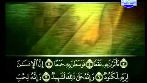 سورة العاديات كاملة الشيخ علي الحذيفي