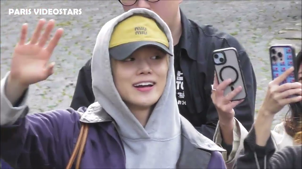 Yeonjun 연준 YJ TXT Tomorrow X Together @ Paris Fashion Week 10 march 2026 after the show Miu Miu