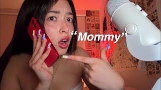 Bothering Your Mom While She’s On The Phone ASMR