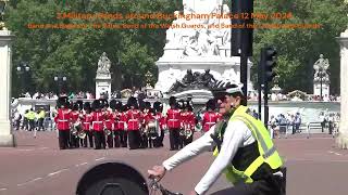 3 Military Bands around Buckingham Palace 12 May 2024