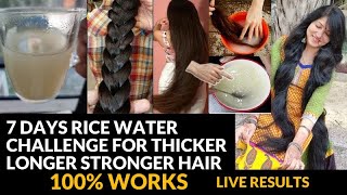 7 DAYS RICE WATER CHALLENGE FOR EXTREME HAIR GROWTH | How To Make BEST Rice Water Hair Growth Rinse