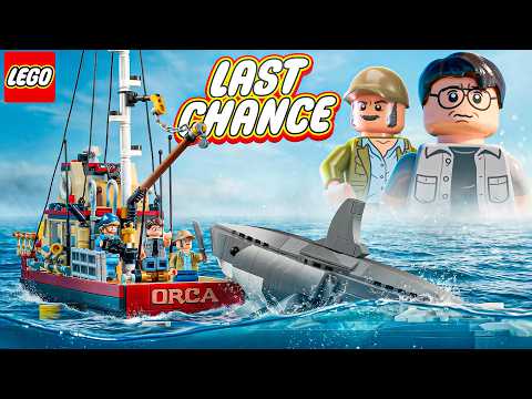YouTube thumbnail: LEGO JAWS 21350 Review – A Masterpiece (With Some Very Silly Problems)