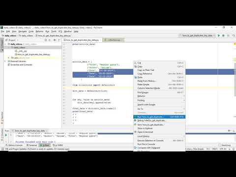 How to get duplicate keys data in python