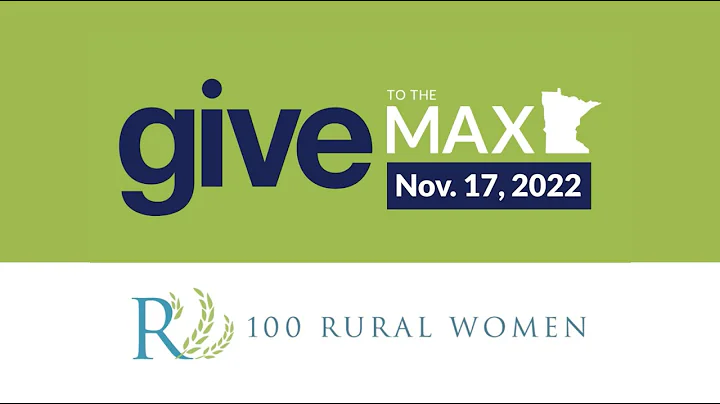 Give To The Max Day 2022 with 100 Rural Women
