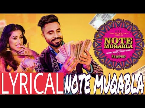 Note Muqabla Lyrics Goldy Desi Crew Gurlej Akhtar Youtube youtube