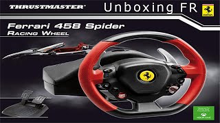 Salut a tous aujourd'hui je fais l'unboxing du thrusmaster ferrari 458
italia disponible au prix de 89.99€ sur amazon:
http://www.amazon.fr/thrustmaster-spid...