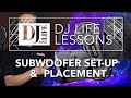 Basic Subwoofer Set-up & Placement for Events - Getting the Best Sound Out of Your Subwoofers