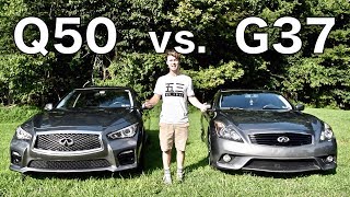 INFINITI G37 vs. Q50  Differences and Comparison