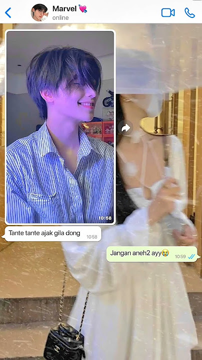 POV TANTE TANTE HIBUR AKU DONG || #fakechat #ifake #fyp #4u