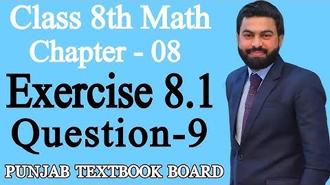 Class 8th Math Unit 8-Exercise 8.1 Question-9 E.X 8.1 Q9 - 8th Math Practical Geometry - PTBB