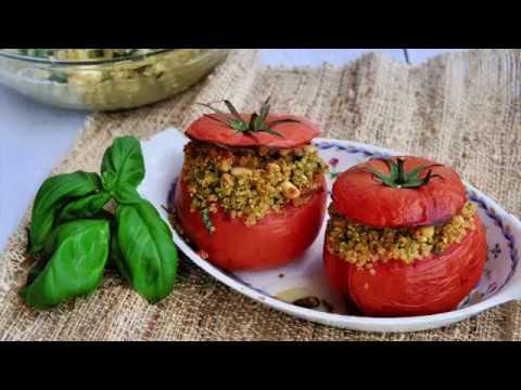 side-dish-recipe:-pesto-quinoa-stuffed-tomatoes-by-everyday-gourmet-with-blakely