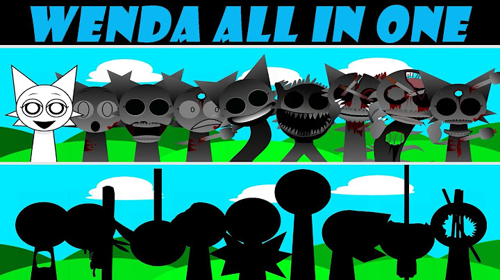 WENDA in Incredibox Sprunki all in one
