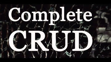 Complete CRUD in Web Application Development using jQuery and AJAX ( Part 1 )