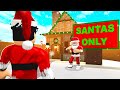 I Found A SANTAS ONLY Club.. They Stole TOYS! (Roblox Bloxburg)