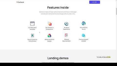 Fastland - React Next JS Landing Page Template next js Gatsby js