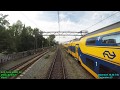 Train Cab Ride NL / Amsterdam – Haarlem – Zandvoort aan Zee / SGM Sprinter / Sep 2017