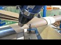 paper tube winder with Aluminum foil heating device,  auto CNC paper tube machine, paper core winder