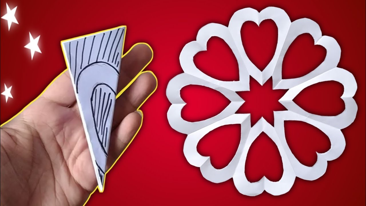 How To Make Paper Snowflakes Paper Snowflakes Part 6 Youtube