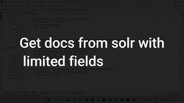 7. solr query part-2 || java || solrJ