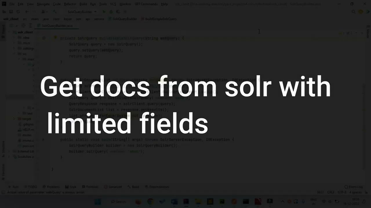 7. solr query part-2 || java || solrJ