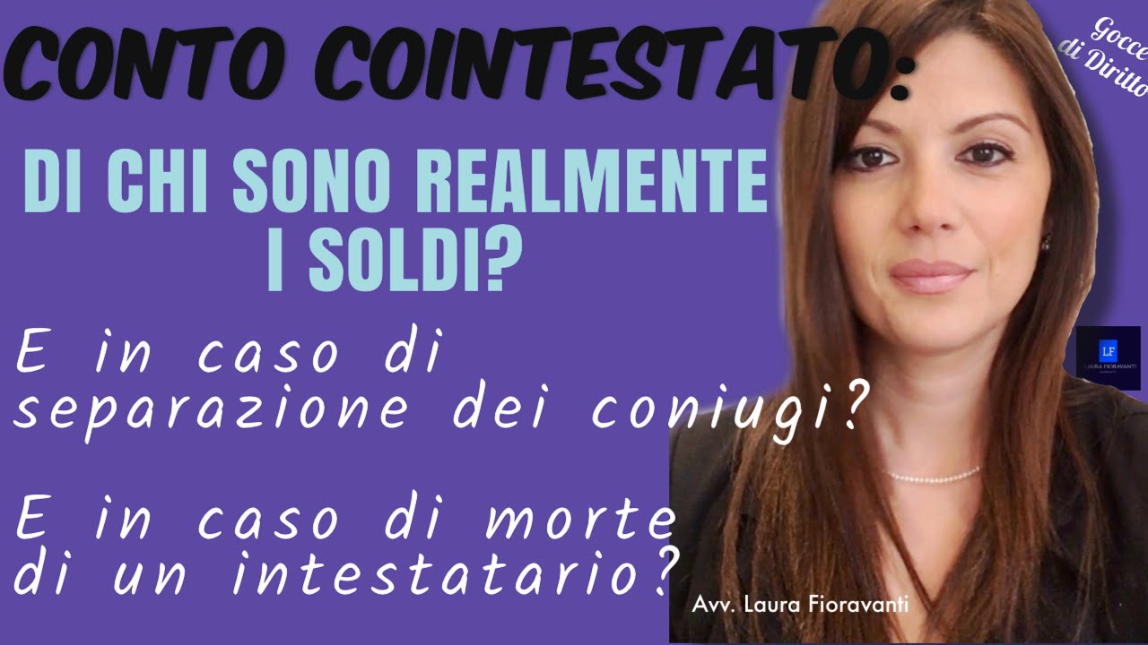 Conto corrente cointestato: di chi sono realmente i soldi?
