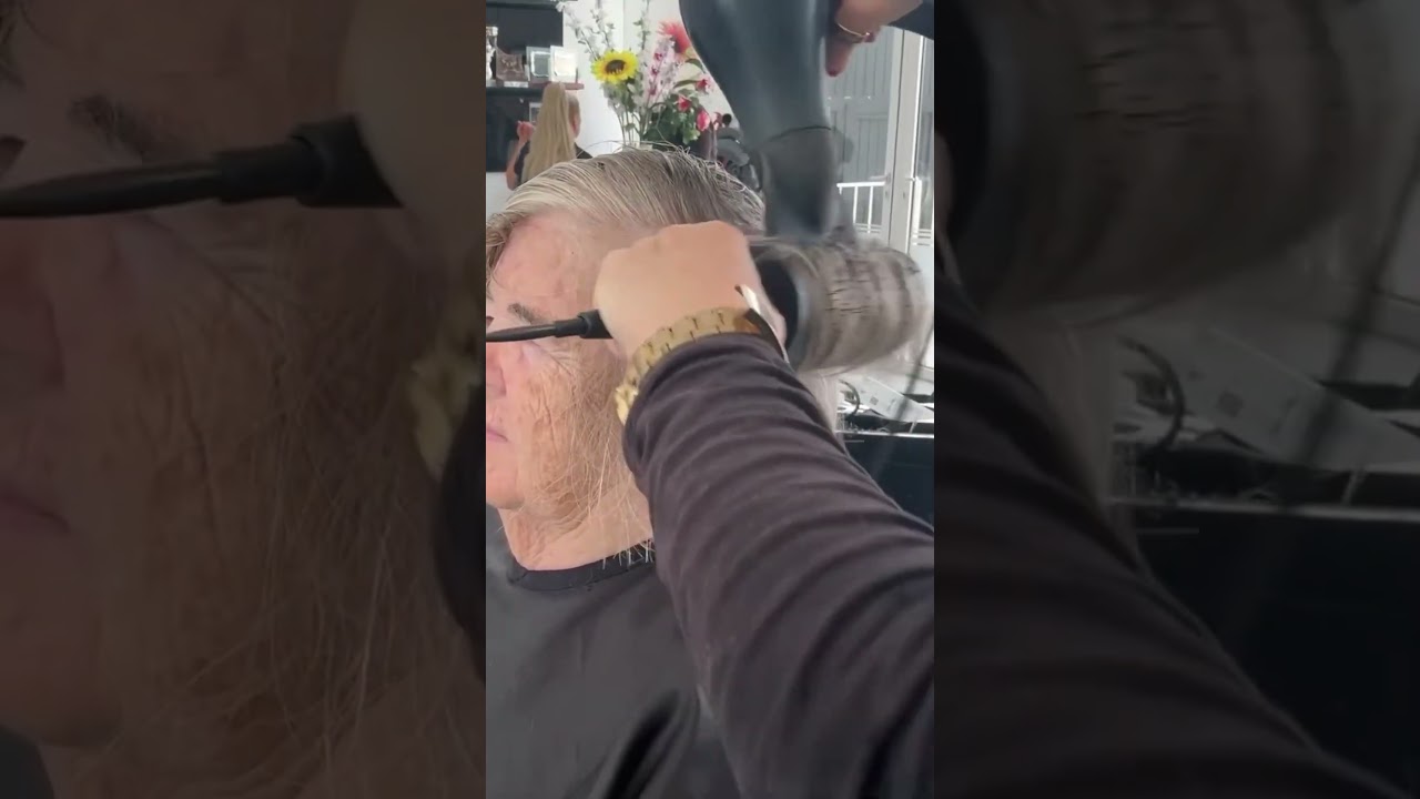 Blow dry Bob haircut #blowdry #blowout #hairstyle #hair #beauty #hairdresser #layerup #video