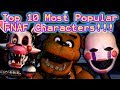 Top 10 Most Popular FNAF Characters (According to the Fans!)