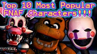 Top 10 Most Popular FNAF Characters (According to the Fans!)