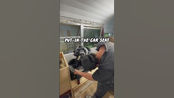 How We Installed  A Car Seat In Our Bus (Skoolie Conversion) #skoolie #skoolieconversion #shorts