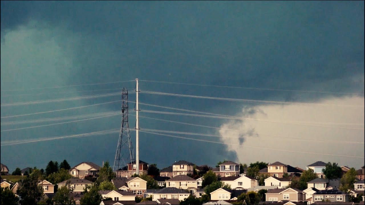 Highlands Ranch, Colorado Large Wedge Tornado Over South Denver Metro