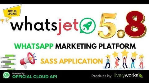 WhatsJet SaaS - A WhatsApp Marketing Platform with Bulk Sending - nulled no license key needed