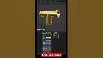 Easy Blender Tutorial: Creating Pipe Joints #blender #tutorial #shorts