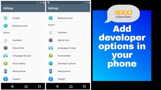 hello guys in this video i will tell you how to add developer options in your phone settings