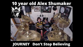10 year old Alex Shumaker Journey &quot;Don&#39;t Stop Believing&quot;