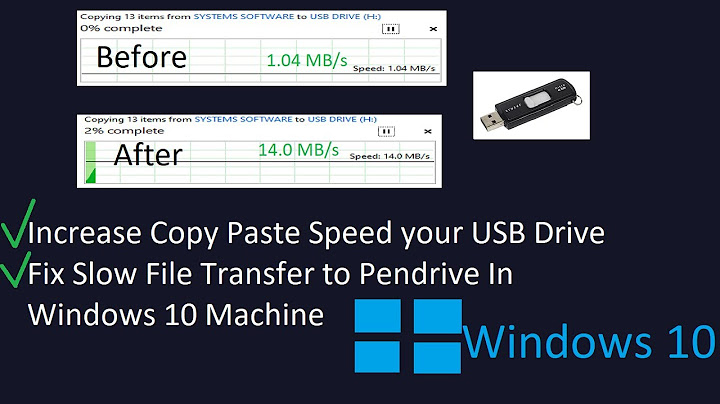 How to increase copying speed in Windows 10 | Fix slow transfer speed external hard drive