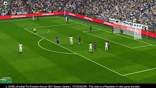 PES 21 GAMEPLAY DE VIDEO GAME DE PLAYSTATION 5 🔴 Live Play Now In PS5 Simulation