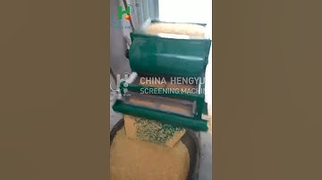 Grain screening linear sieving machine
