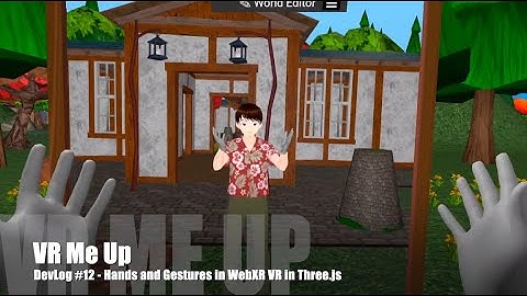 Hand and Gesture detection in WebXR VR and Three.js - DevLog 12