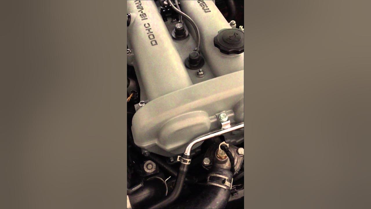 1991 miata engine noise, spun bearing? YouTube