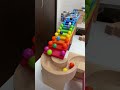 Marble Run 228 マーブルラン Colorful Marbles #ビー玉転がし #marblerace #マーブルラン #marblerun #asmr #haba #小さな大工さん