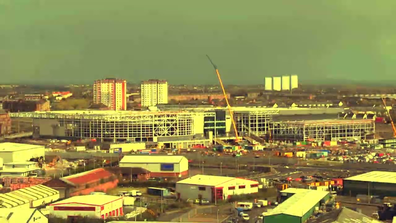 Emirates Arena Glasgow Construction 2011