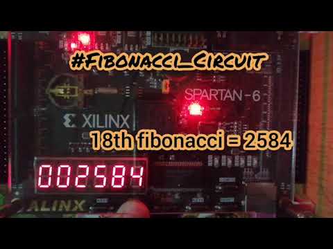 Fibonacci Circuit with BCD I/O: Design Approach 1 [FPGA]