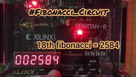 Fibonacci Circuit with BCD I/O: Design Approach 1 [FPGA]
