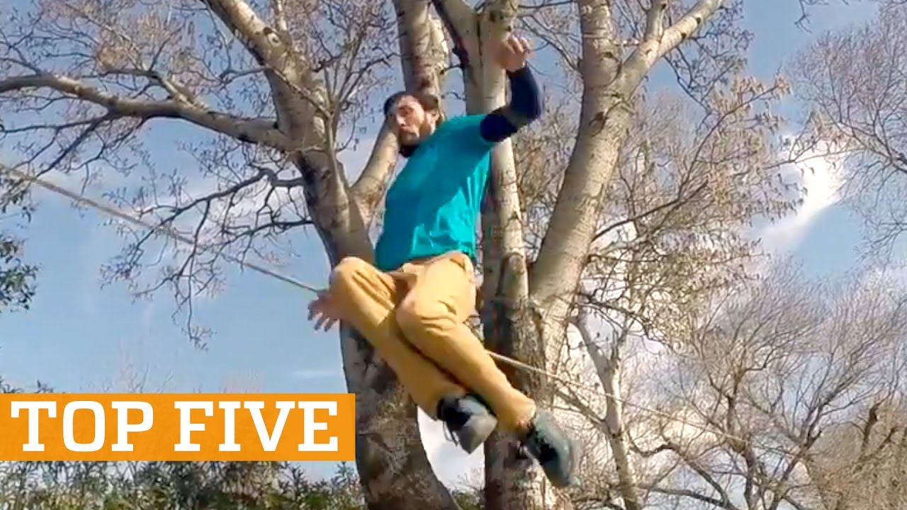 slackline kit TOP FIVE: Flatland BMX, Slackline & Cardistry | PEOPLE ARE AWESOME 2017