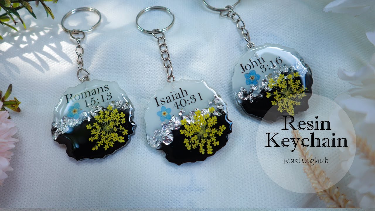 How to make resin keychain for Beginners, Personalize Resin Keychains