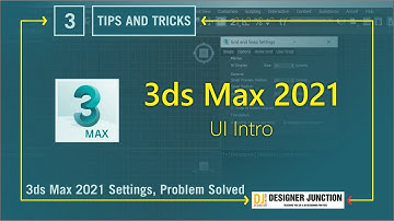 3DS Max 2021 Class #3 | Introduction to the UI (UI Intro) | New Features and Updates in 3ds Max 2021