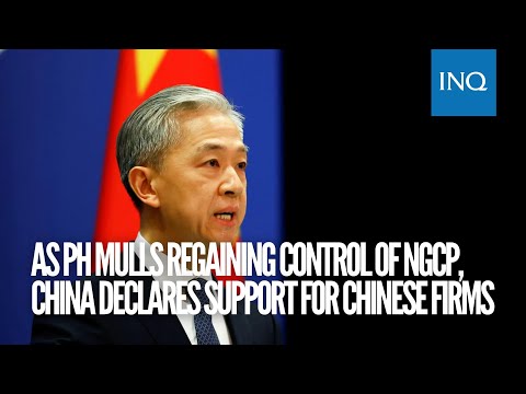 As PH mulls regaining control of NGCP, China declares support for Chinese firms | INQToday