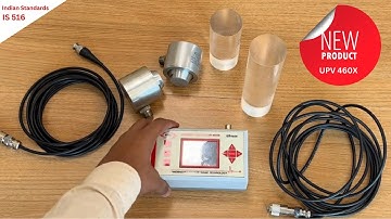 Ultrasonic pulse velocity test of Concrete | Advance Features & Accuracy | Concrete Testing Machine