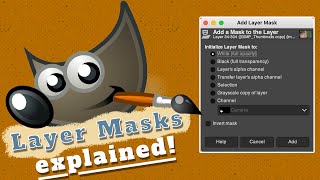 What are Layer Masks used for in GIMP?